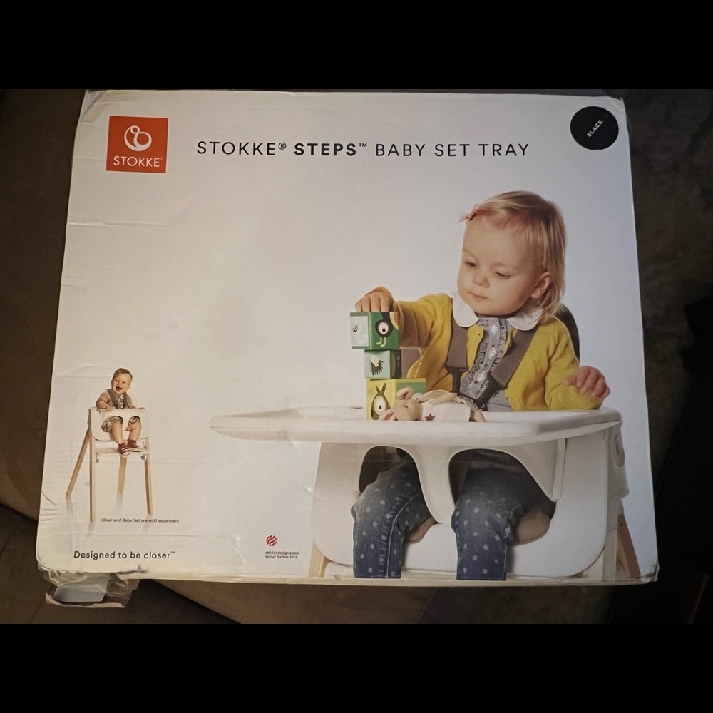 Stokke STEPS tray. NIB black